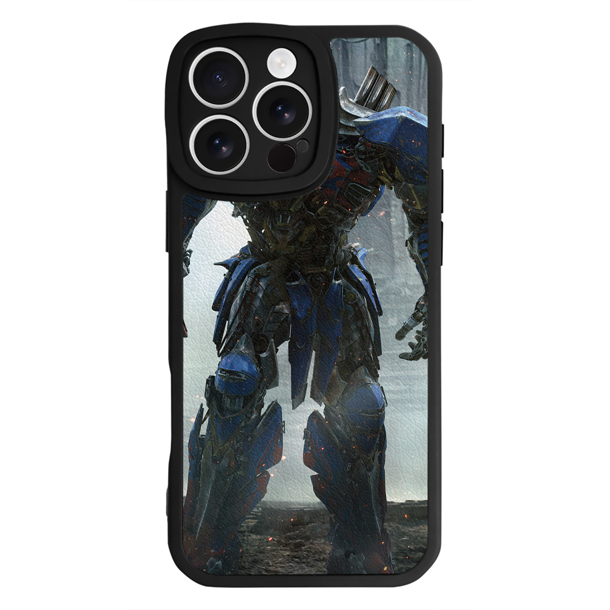 （画像用） Transformers トランスフォーマー 【iPhone 16シリーズ対応】シリコンスマホケース（レザー調） 材質：シリコン